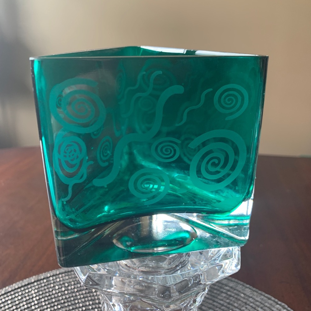 Glass handmade votive candle holders or vases❣️ - Picture 4 of 7